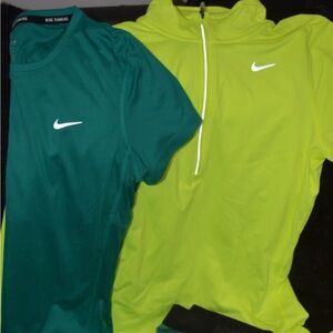 Nike Pro Coordinating Set DriFit Shirt, Leggings and Zip Pullover Womens